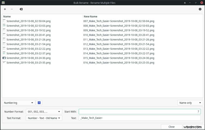 Linuxでファイルを一括リネーム！Thunarの「一括名前変更」ツールの使い方