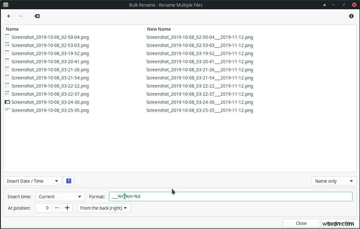 Linuxでファイルを一括リネーム！Thunarの「一括名前変更」ツールの使い方