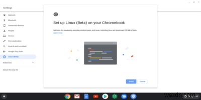 ChromebookでLinux（ベータ版）を有効にする方法｜Crostini導入ガイド