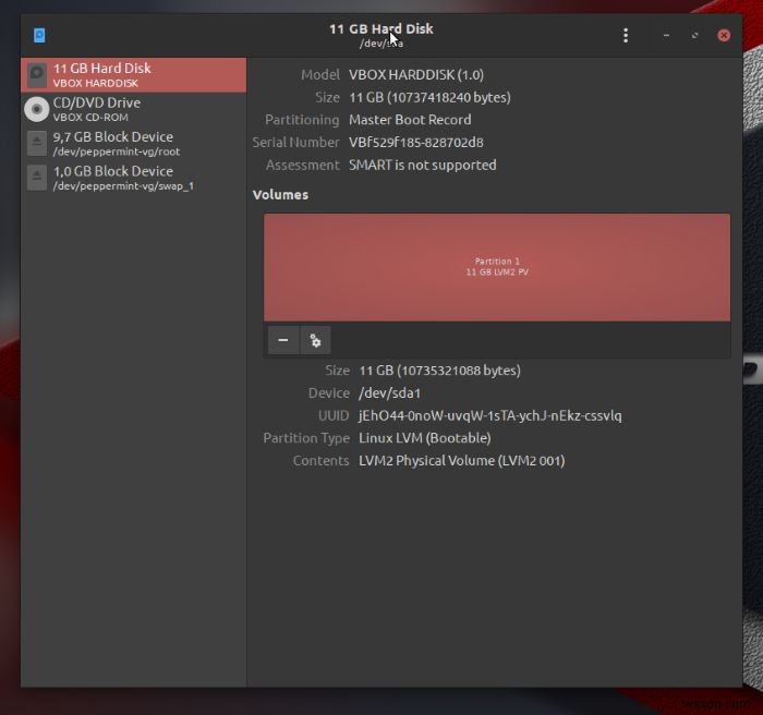 GNOME Disks(ディスクユーティリティ)でストレージデバイスのベンチマークを取る方法