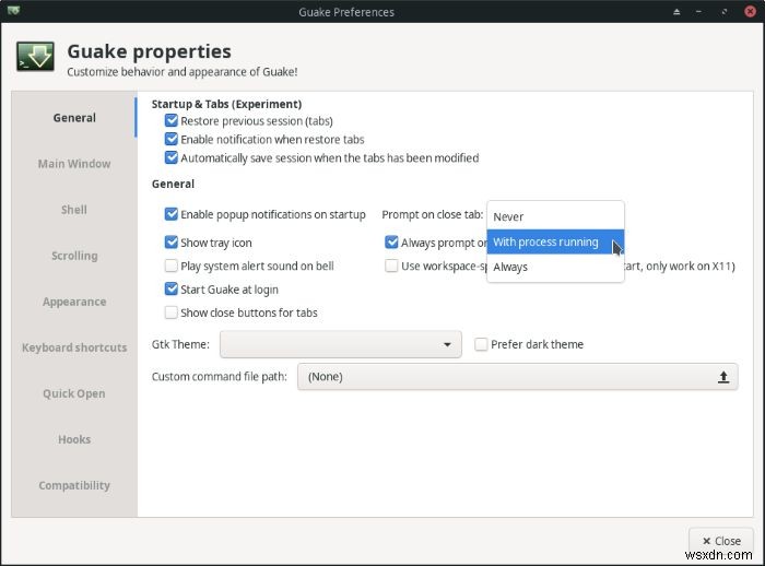 【Linux】ドロップダウンターミナル「Guake」の使い方とカスタマイズ徹底解説