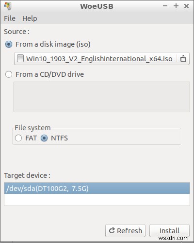 LinuxからWindows 10インストール用USBメモリを作成する方法【WoeUSB活用ガイド】