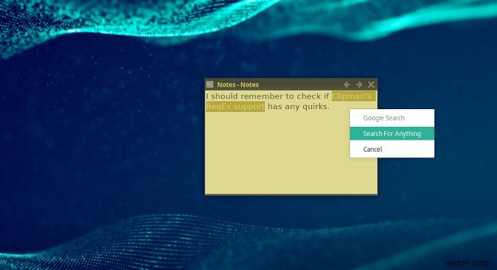 Linuxの「Clipman」でコピーしたテキストを瞬時にGoogle検索する方法