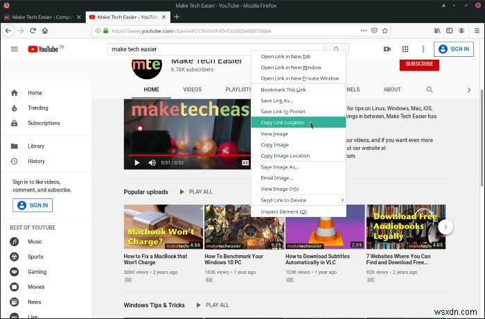 LinuxのClipmanを使ってYouTube動画をVLCで直接再生する方法