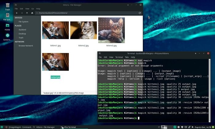 LinuxのThunarファイルマネージャーで画像を圧縮・リサイズする方法
