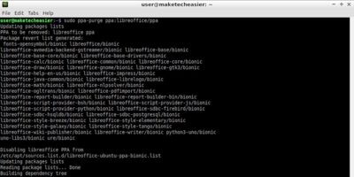 Ubuntu系ディストリビューションでPPAを削除する2つの方法
