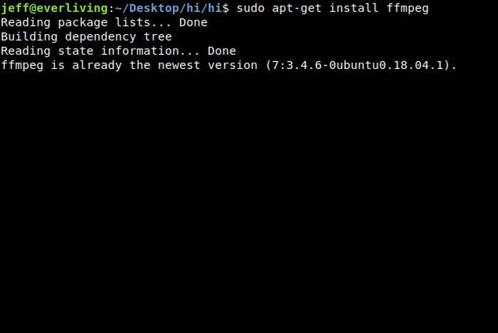 LinuxターミナルでFFmpegを使って動画ファイルサイズを圧縮する方法