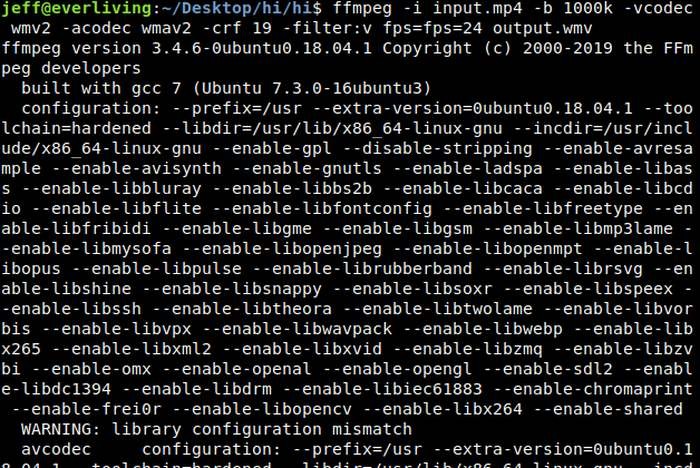LinuxターミナルでFFmpegを使って動画ファイルサイズを圧縮する方法