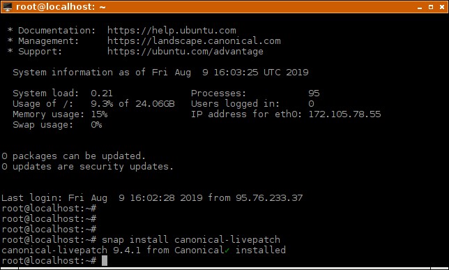 Ubuntu Livepatchでサーバーの再起動を回避する方法|再起動不要でカーネルの脆弱性に対応