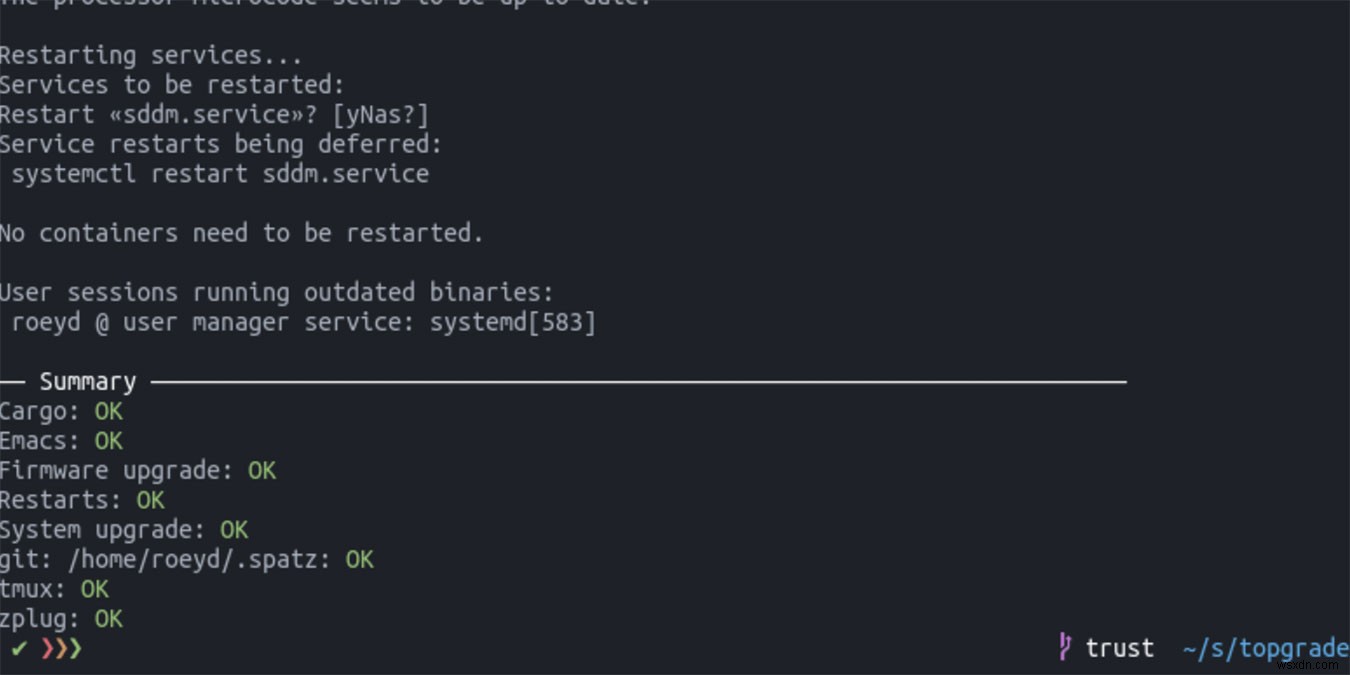 Topgradeを使ってLinuxシステムを丸ごとアップグレードする方法