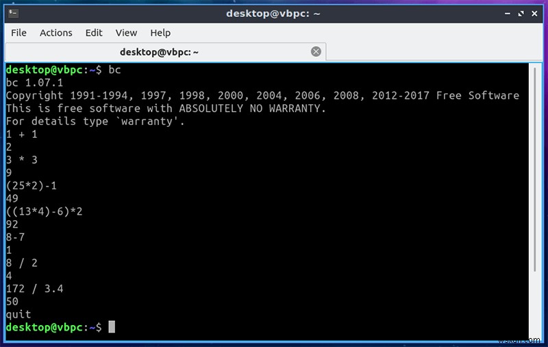 Linuxターミナルを電卓として使う方法【bc・calc・qalc徹底解説】