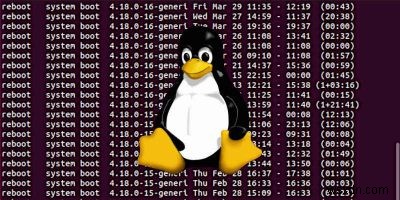 Linuxでシャットダウンと再起動の日時を確認する方法