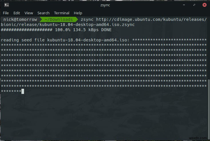 LinuxでZsyncを使ってファイルの差分だけをダウンロード・更新する方法