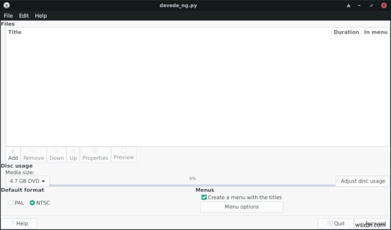 LinuxでDVDイメージを作成する方法!DevedeNGを使った動画DVD作成ガイド