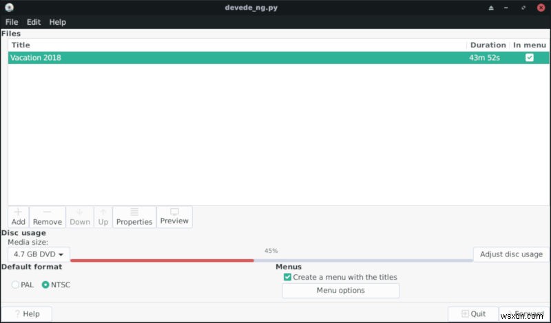 LinuxでDVDイメージを作成する方法!DevedeNGを使った動画DVD作成ガイド