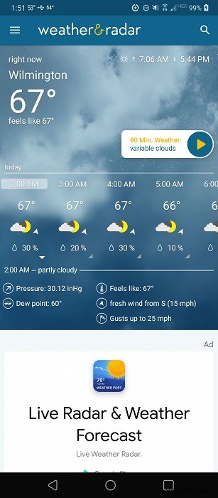 AndroidとiPhone向けおすすめ天気アプリ10選