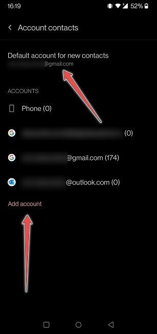 AndroidとiPhoneで連絡先の保存先（デフォルトアカウント）を変更する方法