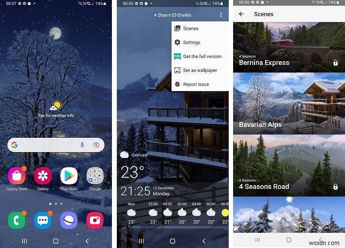 Androidにおすすめのライブ天気壁紙アプリ5選
