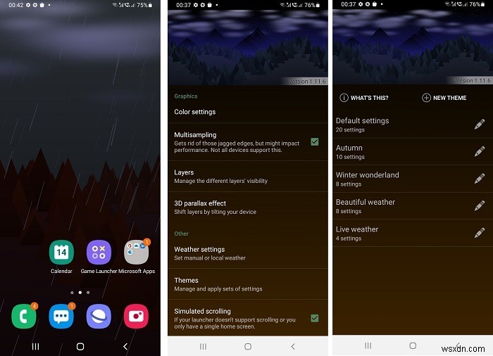 Androidにおすすめのライブ天気壁紙アプリ5選