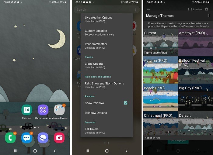 Androidにおすすめのライブ天気壁紙アプリ5選
