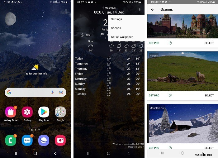 Androidにおすすめのライブ天気壁紙アプリ5選