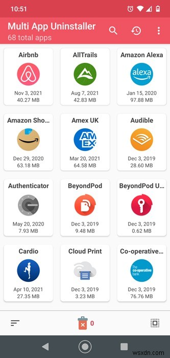 【Android】複数アプリを一括アンインストールしてストレージを空ける方法
