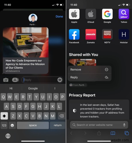 iOS 15の「共有されました(Shared with You)」機能を使いこなすための完全ガイド