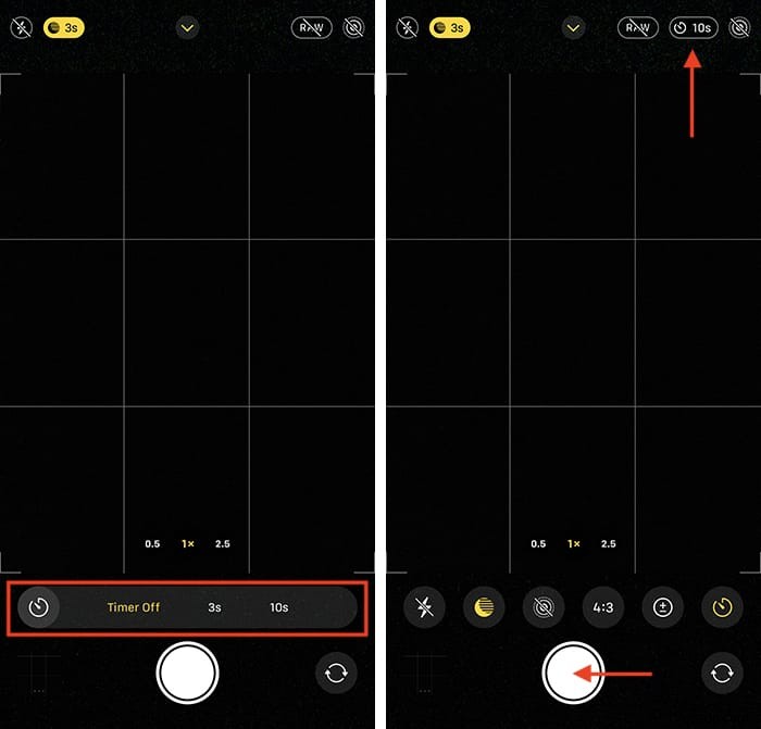 iPhoneカメラのタイマー設定方法をわかりやすく解説