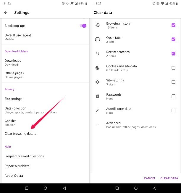 Androidでブラウザの閲覧履歴を削除する方法｜Chrome・Firefox・Opera・Edge・Brave対応