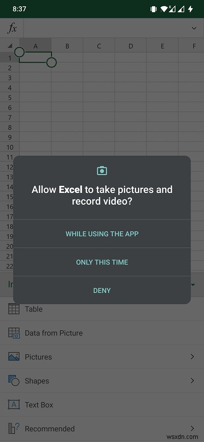 Android版Excelで画像からデータを挿入する方法｜「画像からデータ」機能の使い方