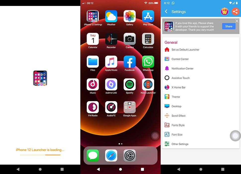 AndroidスマホをiPhone風にカスタマイズする方法【ランチャー・音楽・カレンダー】