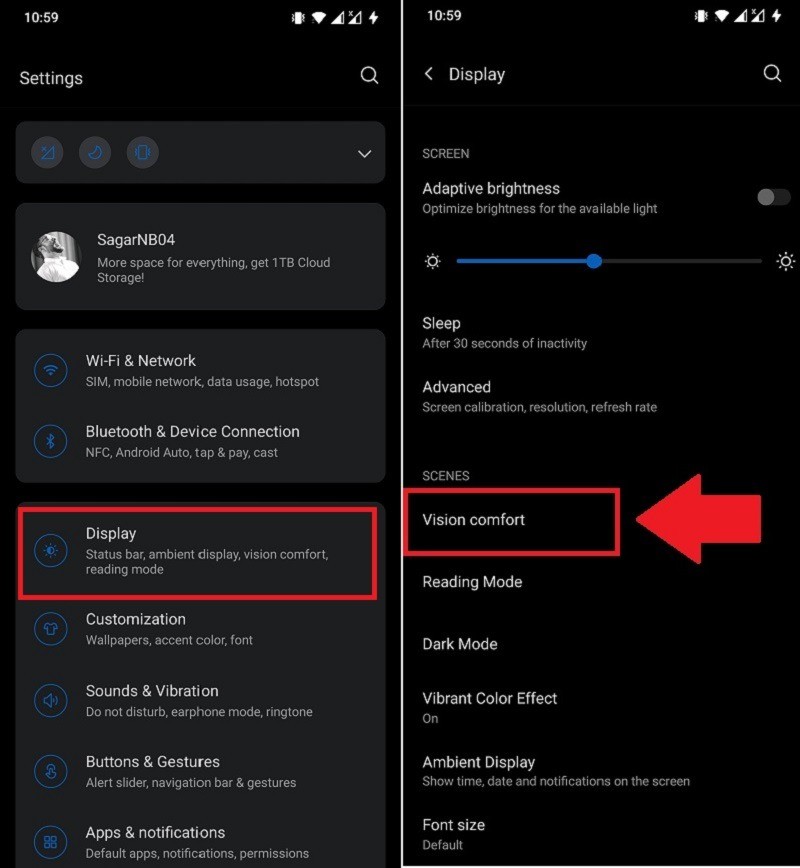 Androidスマホでブルーライトフィルターを自動スケジュールする方法｜OnePlus・Galaxy対応