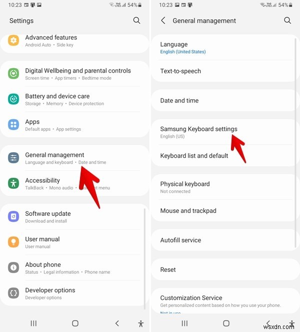 GalaxyスマホのSamsung Keyboardの色を変更する4つの方法