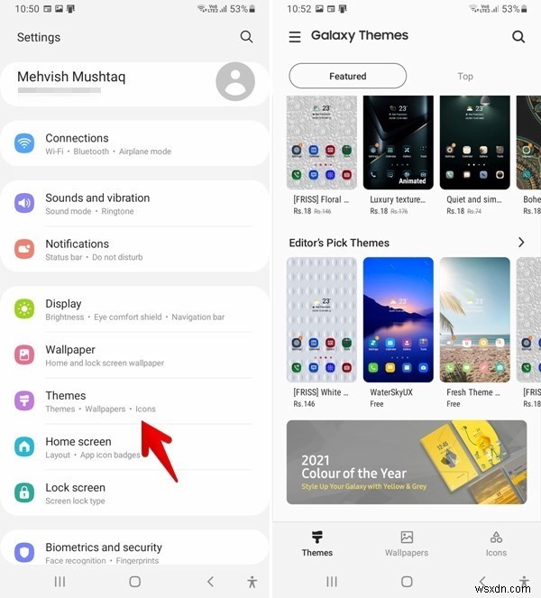 GalaxyスマホのSamsung Keyboardの色を変更する4つの方法