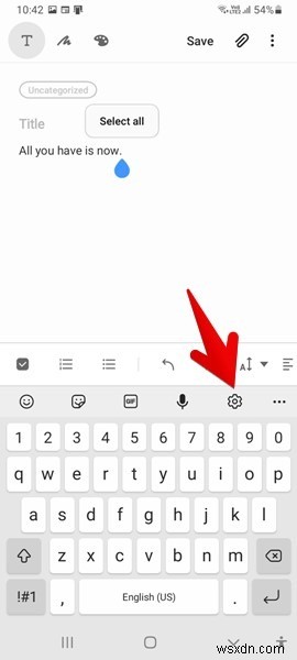 GalaxyスマホのSamsung Keyboardの色を変更する4つの方法