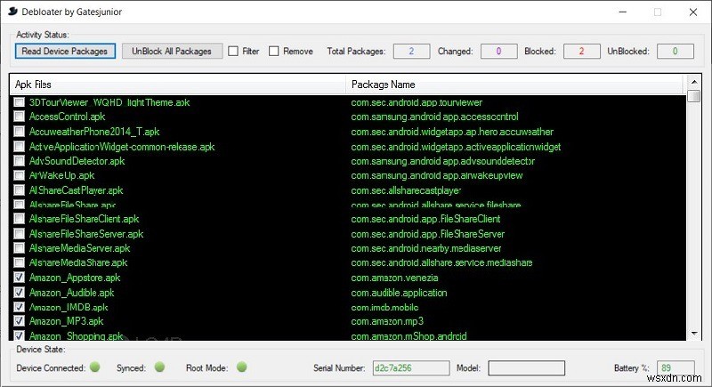 Androidでルート化せずにブロートウェアとシステムアプリを削除・無効化する方法
