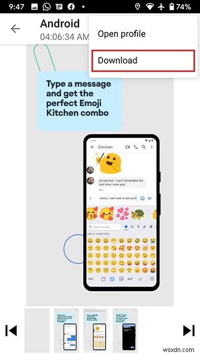 AndroidでInstagramのストーリーとハイライトをダウンロードする方法