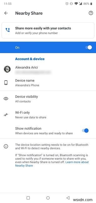 Androidの「近くの共有(Nearby Share)」を使ってファイルやアプリを簡単に共有する方法
