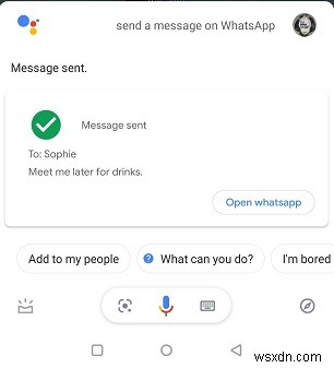 AndroidでGoogleアシスタントを使ってメッセージを送受信する方法