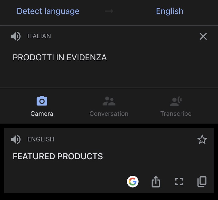iOSでGoogle翻訳を使ってテキストを素早く翻訳する方法｜カメラ翻訳のコツも解説