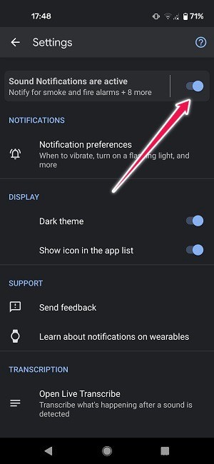 Androidで重要な音を検知してアラートを受け取る方法