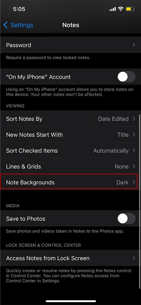 【iOS】メモアプリの背景色を変更する方法|ライト/ダーク切り替えと罫線・グリッド設定も解説