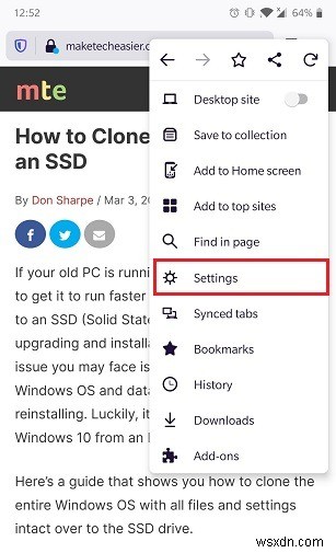 AndroidブラウザでCookieを有効にする方法【Chrome・Firefox・Opera対応】