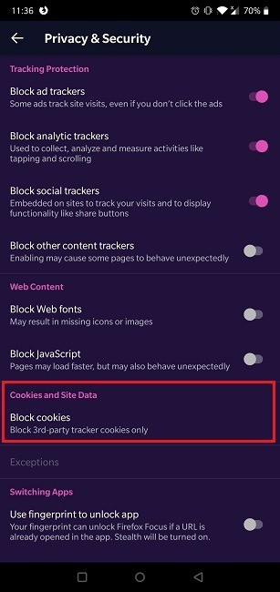 AndroidブラウザでCookieを有効にする方法【Chrome・Firefox・Opera対応】