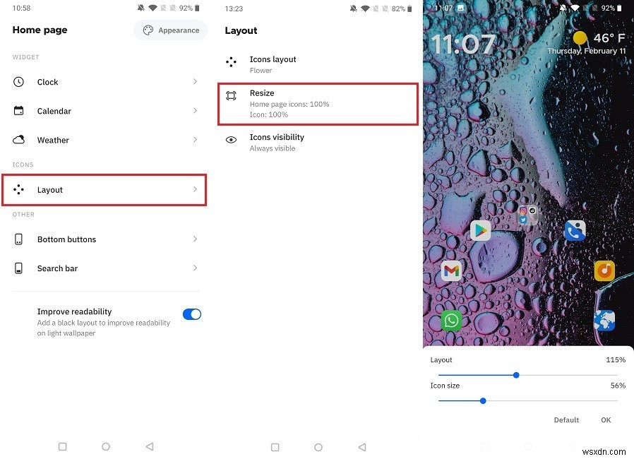 Androidスマホでアプリのアイコンサイズを変更する方法【ランチャー・標準設定】