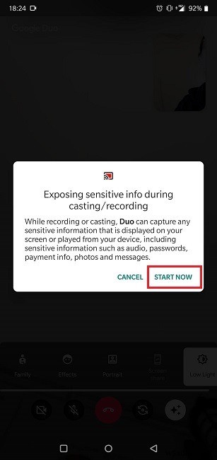 AndroidのGoogle Duoで画面共有する方法を徹底解説