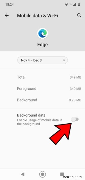Androidでアプリがモバイルデータを使わないようにする方法