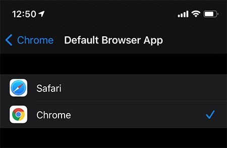 iPhoneとiPadでデフォルトのWebブラウザを変更する方法