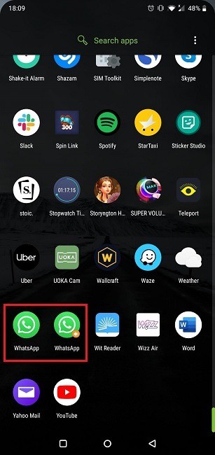 Androidスマホで2つのWhatsAppアカウントを同時に使う方法