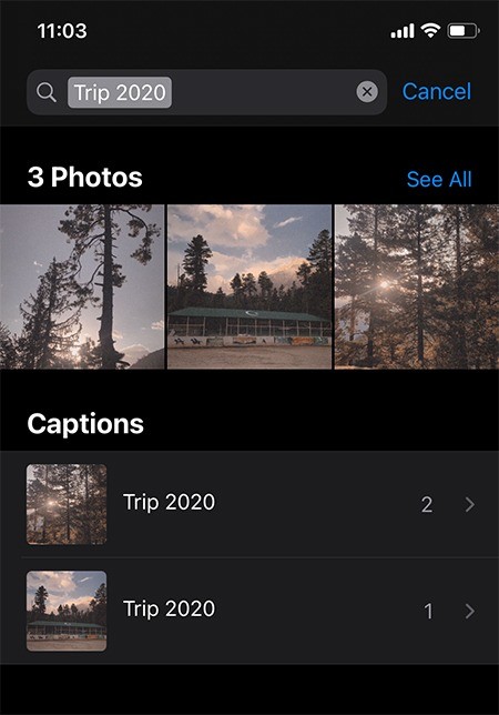iPhone/iPadの写真・動画にキャプションを付けて検索しやすくする方法(iOS 14以降)